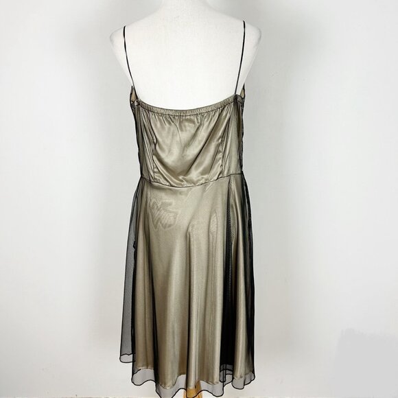 Y2K Whimsigoth Fairy Sangria Mesh Overlay Party Dress Size 16 Women's Vintage - Picture 4 of 5